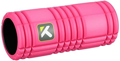 TRIGGERPOINT PERFORMANCE THERAPY GRID Foam Roller for Exercise, Deep Tissue Massage and Muscle Recovery, Original (13-Inch), Pink