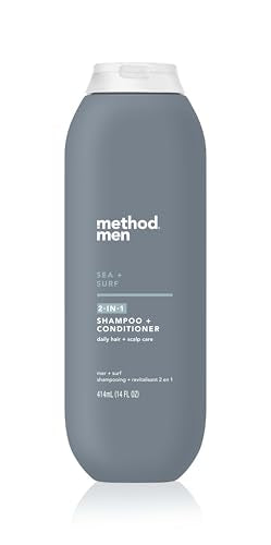 Method Men's 2-in-1 Shampoo & Conditioner, Sea + Surf, 14 oz