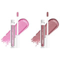 wet n wild Mega Slicks Lip Gloss Long Lasting Hyaluronic Acid High Shine Sinless and Red Past Curfew 2 Pack
