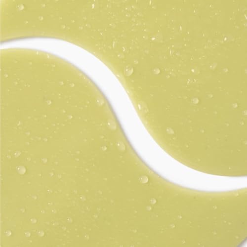 ESW Beauty Strawberry Matcha Latte Under Eye Patches (5-Pack) ? Depuffing & Hydrating ? Vegan Hydrogel with Green Tea for Refreshing, Nourished Under Eyes