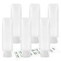 6-Pack 1oz Leak-Proof Travel Bottles with Flip-Top Squeeze