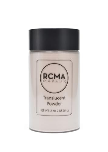 RCMA Translucent Loose Powder - No Flashback Setting Powder, 3oz