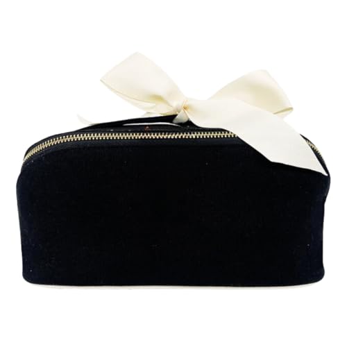 Bag-all Makeup Bag for Women | Cosmetic Bag Organizer for Girls | Makeup Pouch for Traveling | Toiletry Bags for Women | Make Up Travel Pouches | Black