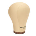 21 Inch Cork Canvas Block Head Mannequin Wig Display Styling Head.