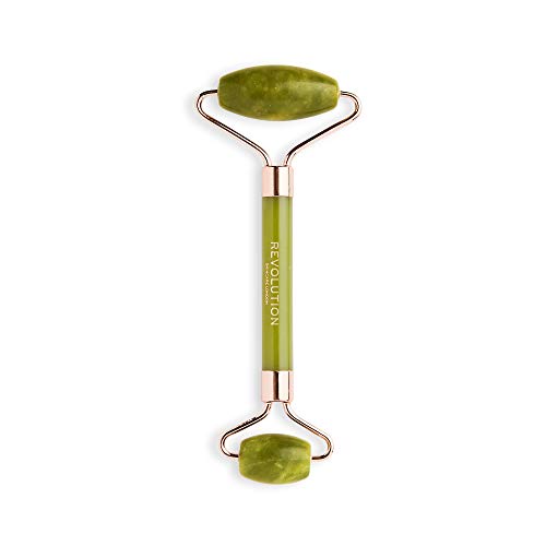 Revolution Skincare London, Jade Face Roller, Massager for Face, Neck & Body, 57g