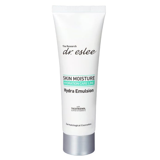 Dr Eslee Hydra Emulsion 80ml | Mild Face Lotion + Cream for Sensitive and All Skin Types | Dermatological Hydrating Moisturizer | Non-Sticky Finish with Tocotrienol & Panthenol | Korean Skin Care