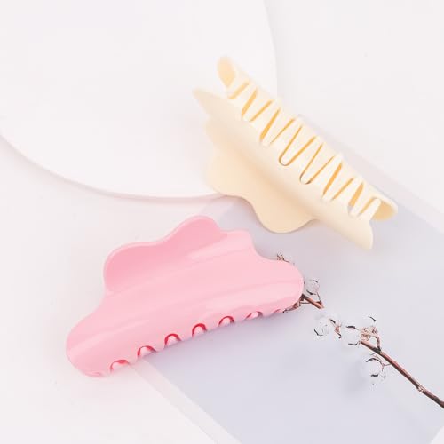 Hair Claw Clips for Women, Cute Hair Clips Claw Clips for Thick Hair Non-slip Clips for Hair, Large Hair Claws Hair Accessories for Women Girls