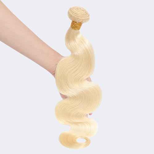 613 Bundles Blonde Bundles Human Hair 22 Inch 613 Body Wave Human Hair bundles 16A 100% Unprocessed Brazilian Virgin Hair Single Bundle No Tangle No Shedding