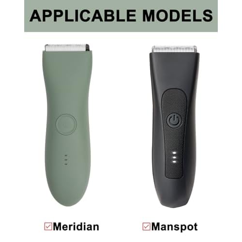 Case for Meridian Trimmer Shaver, Compatible with MANSPOT/LADYSPOT Manscape Groin & Body Hair Trimmer, Hard Travel Cases for Protecting Electric Razor Shavers and Storing Accessories (Case Only)
