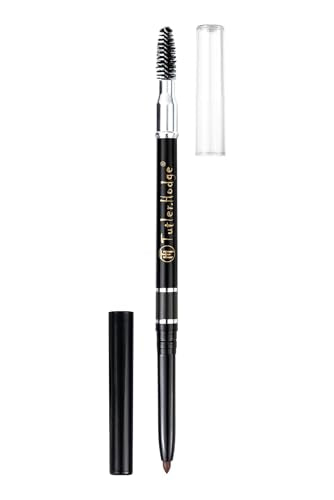 Retractable Eyebrow Pencil Waterproof with Groomer Brush