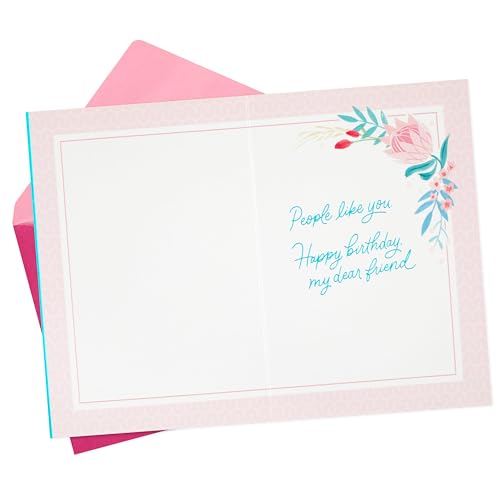 Hallmark Floral Birthday Card for Friend with Warm Sentiment
