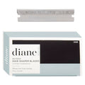 Diane Hair Shaper Razor Blades, Polymer Coated Stainless Steel Material, Precise Shaping, Trimming, and Cutting, Razor Refills for Barber, Straight Edge Razor Blade, 60-Pack
