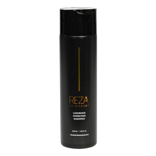 Reza Fixation Shampoo: Luxury Hydrating Hair Care for Volume, Shimmer & Shine, Sulfate Free, Paraben Free, Non Toxic, Tames Frizz, Repairs Damage, for Women & Men & All Hair Types, 8.5 Fl. Oz.