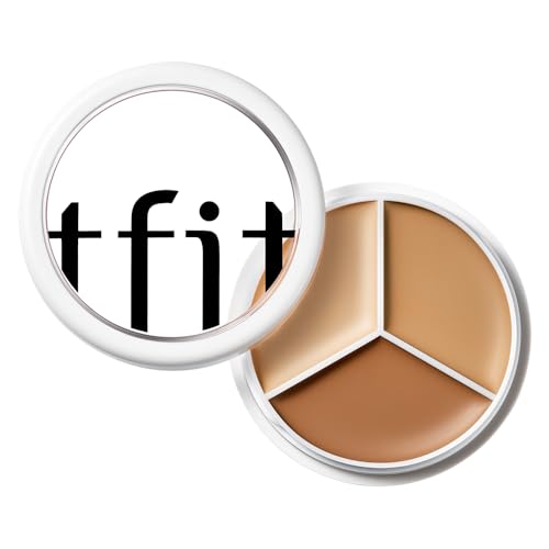 TFIT 3-Shade Concealer Palette - Full Coverage, 12HR Wear
