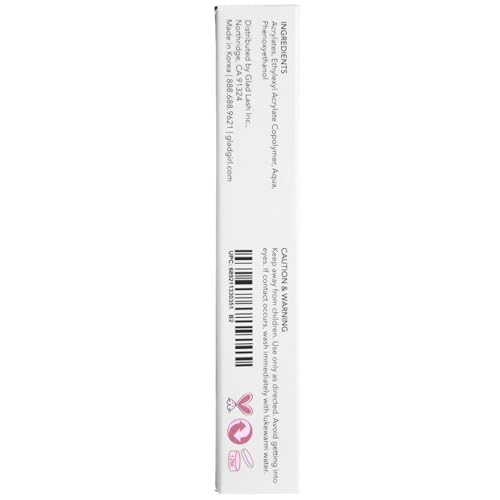 GladGirl Lash Lock Waterproof Latex-Free False Lash Adhesive - Long-Lasting Black Strip Glue