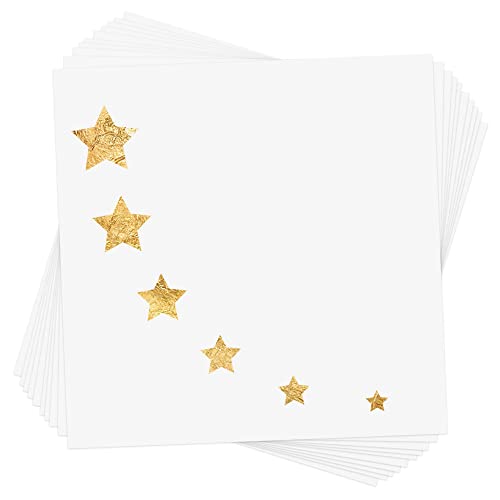 Flash Tattoos Gold Glitter Freckles - Waterproof Metallic Face Patches