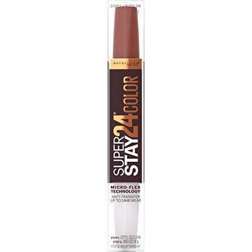 Maybelline SuperStay 24, 2-Step Liquid Lipstick, Coffee Edition, Mocha Moves