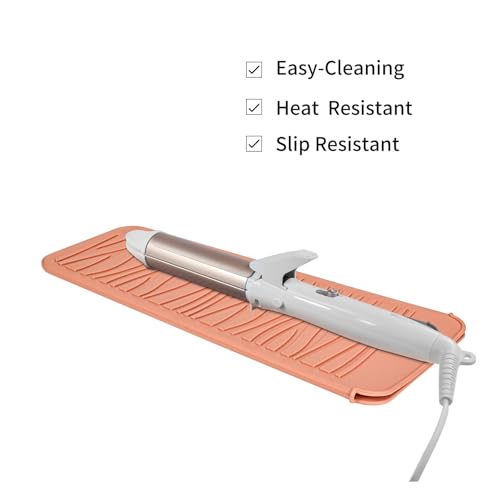 Silicone Heat Resistant Travel Pouch for Straighteners, Crimping Irons, Curling Wands, Flat Irons, and Hair Styling Tools