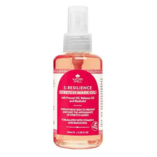 Nature Spell Stretch Mark Oil For Women, Vegan Body Oil for Stretch Marks, Scars & Uneven Skin Tone, 3.38 Fl Oz