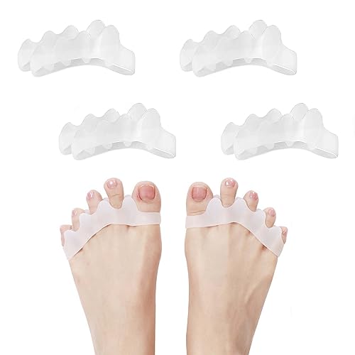 JEVRKAPZ Toe Separators 5 Holes Toe Straightener – Big Toe Align, Bunion Relief