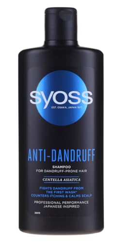 Syoss Anti-Dandruff Shampoo with Centella Asiatica for Scalp Relief