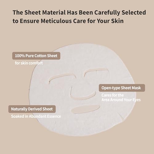 BENTON Snail Bee High Content Mask Pack (20g / 10 Sheets) - Snail Mucin Face Mask With Bee Venom | Korean Skin Care Face Mask Sheets For Moisturizing, Soothing and Nourishing