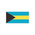 30 Bahamas Flag Temporary Tattoos for Fans & Sports Events