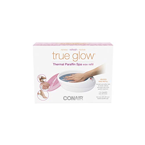 Conair True Glow Paraffin Wax Refill - 1lb Aloe Vera Wax for Spa