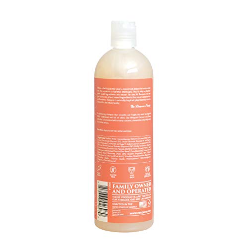 RENPURE Plant-Based Beauty Whipped Coconut & Peony Curl + Shine Shampoo, 16 Fluid Ounce