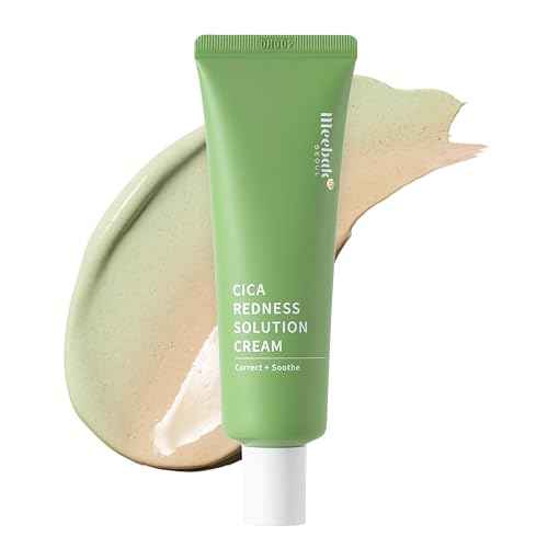 Meebak Cica Redness Solution Cream | Redness Relief for Face | Green Color-Corrector | BB Cream for Sensitive Skin | Green Color Corrector - Fair to Medium Skin