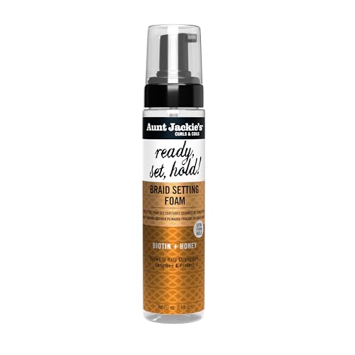 Aunt Jackie's Braid Setting Foam - Extra Firm Hold, 8.5 oz