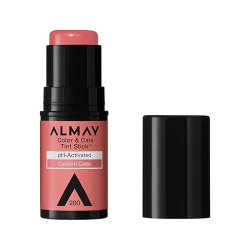 Almay Lip and Cheek Tint Stick - Moisturizing Blush & Lip Color, Coral Flush