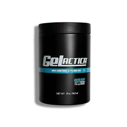 Rev320 Hair Gel for Men ? Alcohol-Free, Strong Hold Styling Gel - Natural Extracts for Long-Lasting Hold and Shine, Slick Back Hair Gel