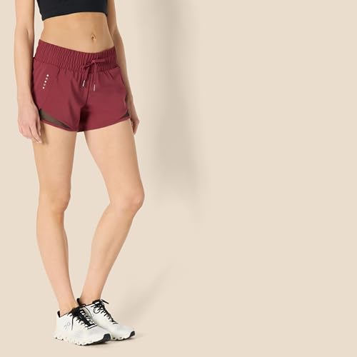 Women's Athletic Running Shorts with Zip Pocket
