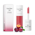Tiejdhr Korean Lip Oil 02# Red Plum Fruity Flavored Lip Glow Nourishing Moisturizer 0.1 Fl Oz