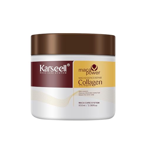 Karseell Collagen Hair Mask - 100ml Deep Repair Treatment for All Hair Types