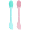 MSQ Silicone Face Mask Brush 2-Pack | Soft Facial Cleanser
