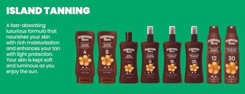 Hawaiian Tropic Protective Tanning Oil Spray Sunscreen SPF 15, 8oz | Tanning Sunscreen, Tanning Oil with SPF, Moisturizing Body Oil, Hawaiian Tropic Oil, Oxybenzone Free Outdoor Tanning Oil, 8oz