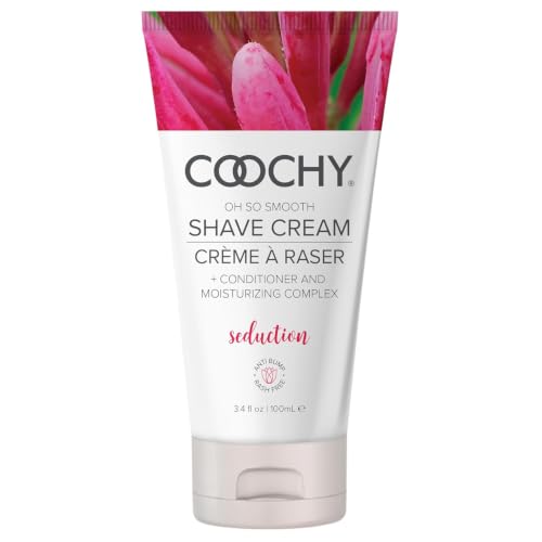 Coochy Moisturizing Shave Cream for Sensitive Skin - 3.4 oz - Rash-Free, Gentle Bikini, Underarm & Leg Shaving Lotion with Variation of THIS listing