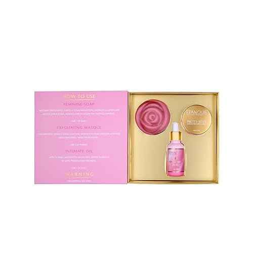Epanouie Skin | Pretty Kitty Intimate Care | Premium Botanical Feminine Hygiene System | For Ultimate Freshness + Comfort | Trio Set
