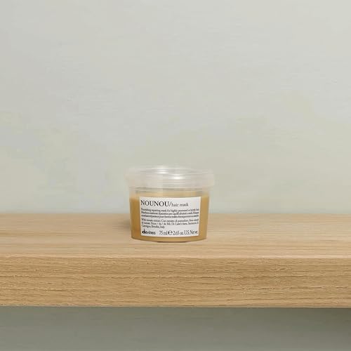 Davines NOUNOU Hair Mask, Nourishing And Repairing Treatment For Bleached, Permed Or Relaxed Hair, Add Shine Weightlessly