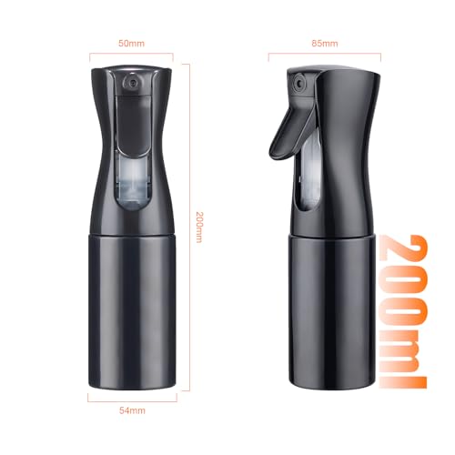 GRIFEMA 6.8OZ Continuous Spray Bottle - Ultra Fine Mist for Hair & Skin