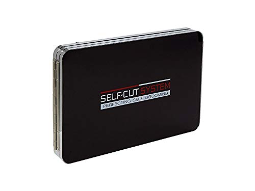 3-Way Trifold Mirror for Self Hair Cutting with Adjustable Hooks