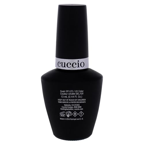 Cuccio Colour Veneer Nail Polish - Triple Pigmentation Technology - Polish Free Soak Off Gel - For Manicures And Pedicures - Full Coverage - Long Lasting High Shine - Water You Doing? - 0.44 Oz