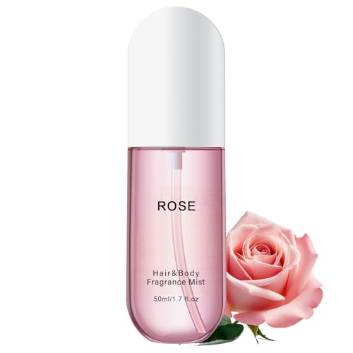 KYDA Rose Hair Perfume Mist for Women, Long-Lasting Fragrance & Hair Hydrating Spray