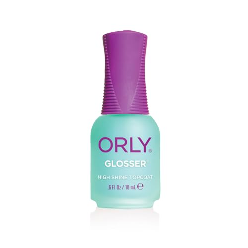Orly Top Nail Coat Glosser 0.6 Fl Oz - Professional Nail Polish Sealer