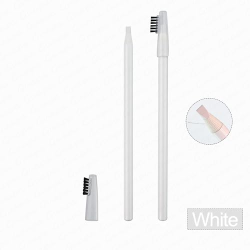 Guapa Microblading Brow Mapping Pencil Set (6-Pack, White)