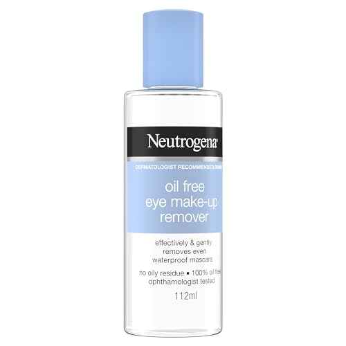Neutrogena Gentle Oil-Free Eye Makeup Remover & Cleanser for Sensitive Eyes, Non-Greasy Makeup Remover, Waterproof Mascara Remover, Dermatologist & Ophthalmologist Tested, 3.8 fl. oz