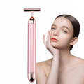 24K Gold Facial Massager T-Shape Tool for Face & Neck