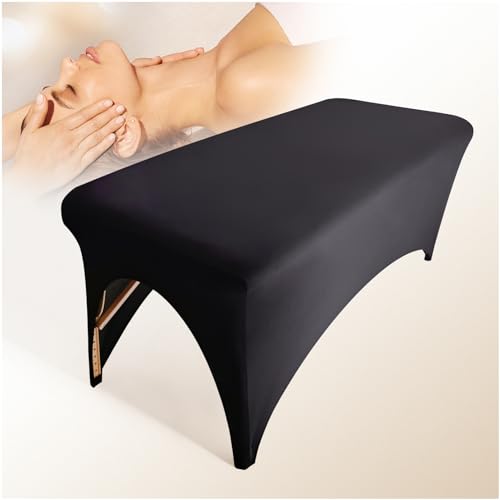 Spa Bed Cover for Lash Extension & Massage Table - Black